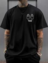 Camiseta Masculina Figa Dupla Boa Sorte 100% Algodão Premium Camiseta Masculina Figa Dupla Boa Sorte 100% Algodão Premium