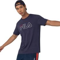 Camiseta Masculina Fila 1172786 Retangular Letter Outline Camiseta Masculina Fila 1172786 Retangular Letter Outline