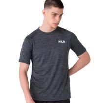 Camiseta Masculina Fila Sport Melange Cinza Escuro