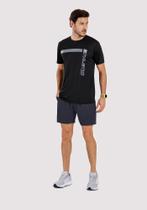 Camiseta Masculina Fitness em Malha Estampada Graphene G0867