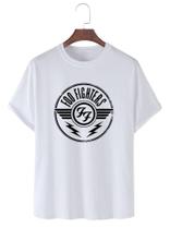 Camiseta Masculina Foo Fighters Banda Rock Camisa Algodão