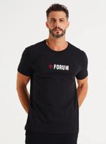 Camiseta Masculina Forum Original 100 Por Cento Algodão Com Logo Da Marca Casual Confortável Para O Dia A Dia