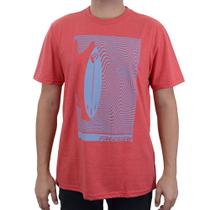 Camiseta Masculina Freesurf Distortion Vermelho - 11040
