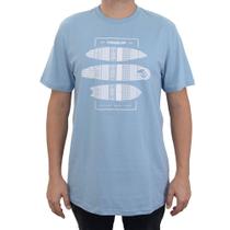 Camiseta Masculina Freesurf Maui Azul Claro - 1104