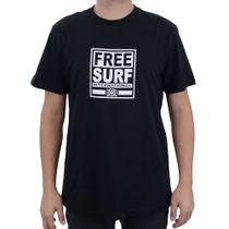 Camiseta Masculina Freesurf MC International Preta - 1104054