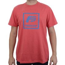 Camiseta Masculina FreeSurf MC Ocean Vermelho Mescla - 11040 - Free Surf