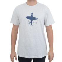 Camiseta Masculina Freesurf MC Surfer Branco Mescla - 110405