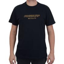 Camiseta Masculina FreeSurf MC Water Preta - 11040