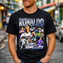 Camiseta Masculina Futebol CR7 Jogador Ídolo Estampa Streetwear Casual Urbana Premium Confortável Lifestyle Esportivo Moderno Camiseta Masculina Futebol CR7 Jogador Ídolo Estampa Streetwear Casual Urbana Premium Confortável Lifestyle Esportivo Moderno