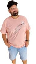 Camiseta Masculina Gola Careca Plus Size 100% Algodão Camiseta Masculina Gola Careca Plus Size 100% Algodão