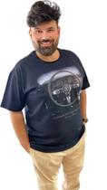 Camiseta Masculina Gola Careca Plus Size 100% Algodão Camiseta Masculina Gola Careca Plus Size 100% Algodão