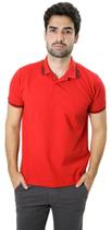 Camiseta Masculina Gola Polo Ixória Piquet Gold Vermelha Camiseta Masculina Gola Polo Ixória Piquet Gold Vermelha