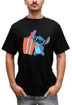 Camiseta Masculina Groot Lilo & Stitch Prancha Surf Camiseta Masculina Groot Lilo & Stitch Prancha Surf