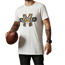 Camiseta Masculina GuGi Street Estampa Mascote Futebol Americano Manga Curta Algodão Premium