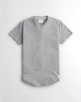 Camiseta Masculina H Longline Barra Curvada