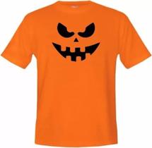 Camiseta Masculina Halloween Abóbora Camisa Dia Das Bruxas