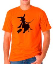 Camiseta Masculina Halloween Bruxas Camisa 100% Algodão Camiseta Masculina Halloween Bruxas Camisa 100% Algodão