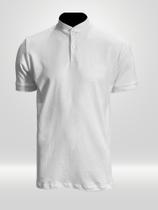 Camiseta Masculina Henley Branca