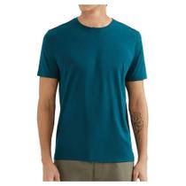 Camiseta Masculina Hering MC Algodão Pima Verde Escuro KG99W
