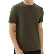 Camiseta Masculina Hering MC Regular Verde Militar - 0201NA