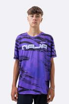 Camiseta Masculina HUPI Bike Naja V10 Roxo e Preto Camiseta Masculina HUPI Bike Naja V10 Roxo e Preto