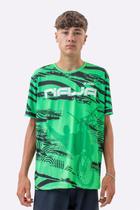 Camiseta Masculina HUPI Bike Naja V10 Verde e Preto Camiseta Masculina HUPI Bike Naja V10 Verde e Preto