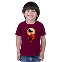 Camiseta Masculina Infaltil Dragon Ball