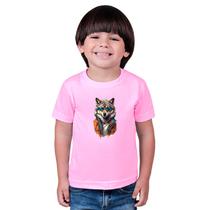 Camiseta Masculina Infantil Animal Stylo Plan