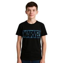Camiseta Masculina Infantil Juvenil Estampa Marvel