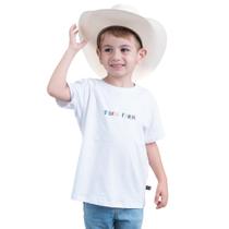 Camiseta Masculina Infantil Texas Farm - Cim016 - Branco