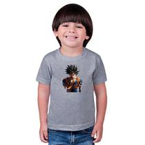 Camiseta Masculina Infatil Goku Dragon Ball
