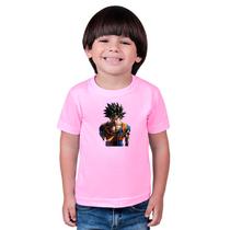 Camiseta Masculina Infatil Goku Dragon Ball