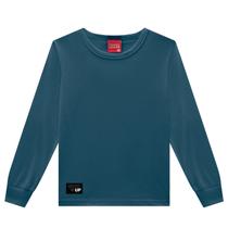 Camiseta Masculina Inverno Com Punho KYLY Cor:AzulTamanho:6 Camiseta Masculina Inverno Com Punho KYLY Cor:AzulTamanho:6
