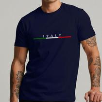 Camiseta Masculina Itália 100% Algodão Lançamento Camisa - Loja Yazzo