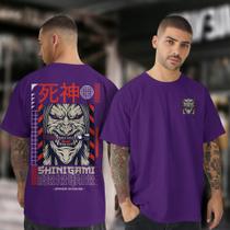 Camiseta Masculina Japanese Estampa Frente Costa Camisa Premium