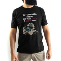 Camiseta Masculina Jason Fotógrafo Preta