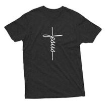 Camiseta Masculina Jesus 100% Algoão