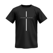Camiseta Masculina Jesus Cristo Fé Deus Gospel 100% Algodão Camisa Cores - Carferre