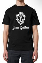 Camiseta Masculina Jonas Brothers Novidade Banda