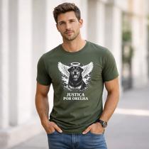 Camiseta Masculina Justiça Por Orelha Causa Animal Novidade