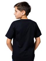 Camiseta Masculina Juvenil Lisa Básica Preta