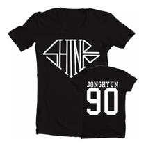 Camiseta Masculina K-Pop Shinee Jonghyun 90 Camiseta Masculina K-Pop Shinee Jonghyun 90