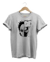 Camiseta Masculina Kakashi E Obito Camisa Naruto Anime