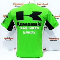 Camiseta Masculina Kawasaki Moto GP Verde - ALL 264
