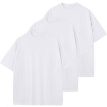 Camiseta masculina KEEPSHOWING de algodão de grandes dimensões, unissex, manga curta