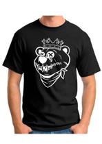 Camiseta masculina king bear urso camisa barato
