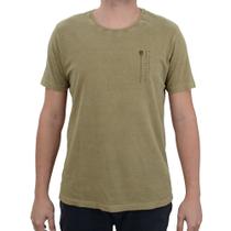 Camiseta Masculina King&Joe Estonada Slim Verde - CA21504 Camiseta Masculina King&Joe Estonada Slim Verde - CA21504
