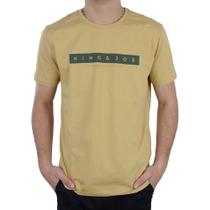 Camiseta Masculina King&Joe MC Logomania Marrom - CA23004 Camiseta Masculina King&Joe MC Logomania Marrom - CA23004