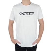 Camiseta Masculina King&Joe MC Logomania Off White - CA23009 Camiseta Masculina King&Joe MC Logomania Off White - CA23009