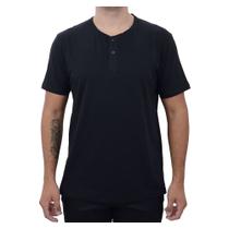 Camiseta Masculina King & Joe Pima Preta - CA218